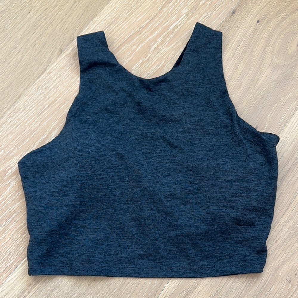 Kyodan Gray Black Racerback Workout Tank Top Athletic Running Gym Pickleball
